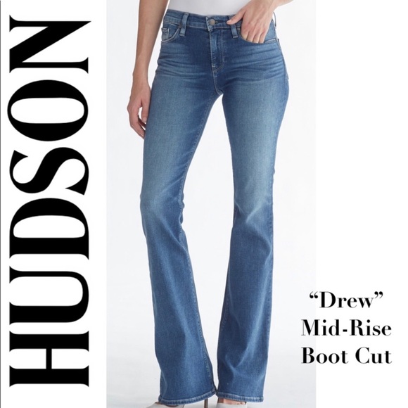 NWT Hudson Drew Midrise Boot cut Jeans - Picture 2 of 13